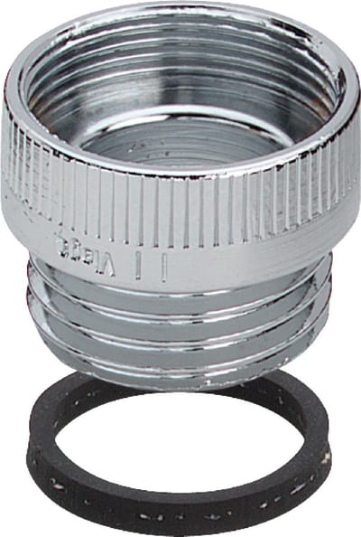 Viega Overgangsnippel, G 3/4i, M 22x1a roodgietwerk of siliciumbrons, verchroomd Model 3252, 448325