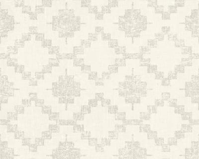 MODERN RUITEN BEHANG - Beige Creme Grijs - AS Creation California