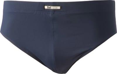 -Look heren heup slip microfiber 1378 - Mannen onderbroek - Zachte tailleband - Donkerblauw / M