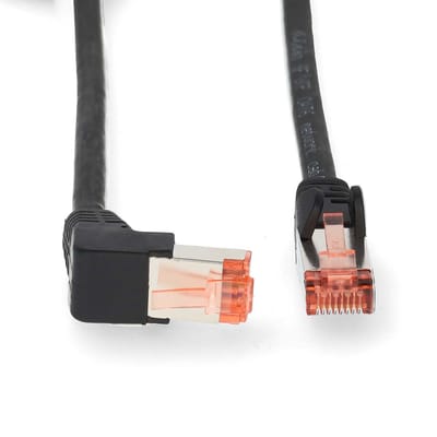 Nedis CAT6 Netwerkkabel - RJ45 Male - RJ45 Male - SF/UTP - 3.00 m - Rond - LSZH - Zwart - Envelop