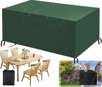 Tuinmeubel Afdekking - Beschermhoes Bank - Meubels Beschermen - Waterdicht 420D Oxford - Rechthoekig - Groen