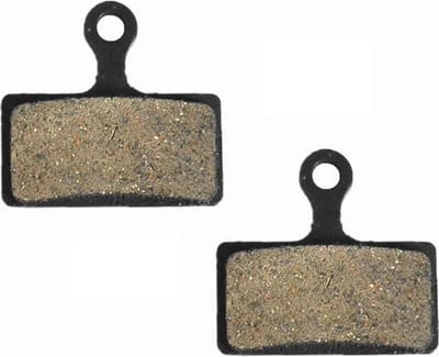 G01S / G02A / G03C standaard remblokken 2 stuks voor o.a. Shimano SLX / XT / XTR - inclusief schijfremblokveer - Zwart
