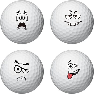 Grappige Golfbal Markers met Creatieve Uitdrukkingen - Stickers voor Golfballen