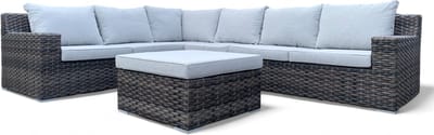 Loungeset / Hoekset Nashville inclusief Hocker