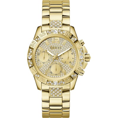 Guess Majesty GW0771L2 Horloge - Staal - Goudkleurig - Ø 40 mm