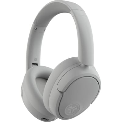 JLab Jbuds Lux ANC Draadloze Koptelefoon Bluetooth - Active Noise Cancelling Over Ear Hoofdtelefoon - 70 uur Batterijduur - Be Aware Audio - Multipoint - Aanpasbare Equalizer - Inklapbaar - Wit