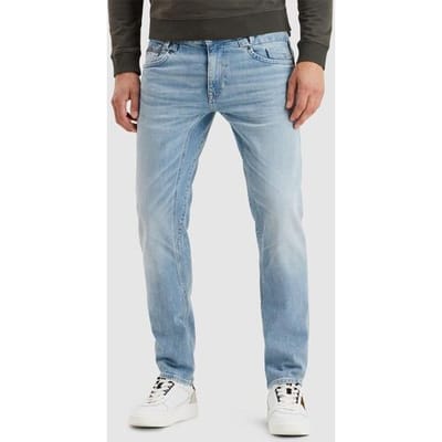 PME legend blauwe heren jeans   Commander 3.0   Relaxed Fit   5-Pocket zakken   Knoop- en ritssluiting   Duurzaam   Regular waist Blauw 31/30