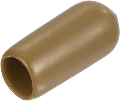 Rubberen Beschermdoppen - Pijpdopjes Doppen - Meubelbescherming Vloeren - Flexibel Duurzaam Materiaal - 6mm Binnendiameter - Lichtbruin