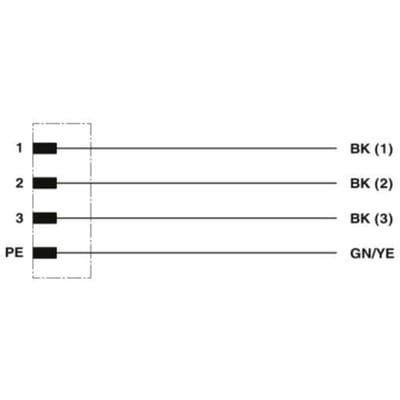 Phoenix Contact 1408838 Sensor/actuator connector, geassembleerd M12 Aantal polen (sensoren): 4 10.00 m 1 stuk(s)