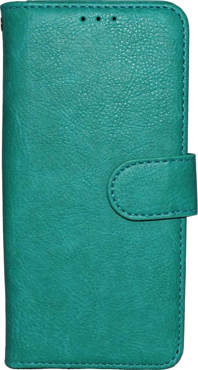 HB Hoesje Geschikt voor Samsung Galaxy S8 - Turquoise - Luxe Kunstlederen Portemonnee Book Case