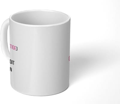Mok - 275ML - Koffiemok Vriend - Koffietas geschenk - Koffiebeker Vriendin - Mokken - Koffietassen Getuige - Spreuken - Quote - Wil jij mijn getuige zijn - Grote theemok - Theemokken groot - Leuke thee mok - Thee tas Verloofd - Grappige cadeaus