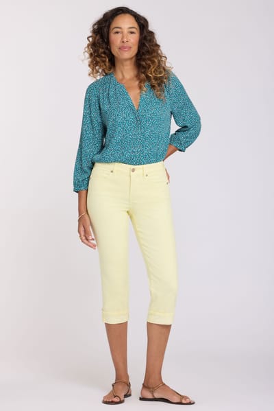 Marilyn Straight Crop Jeans In Cool Embrace® Denim