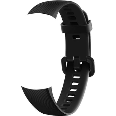 Honor Smartwatch Band 5 Vervanging Silicagel Armband Band Band Accessoires Horlogeband Dames Heren zwart