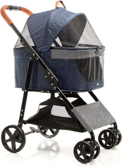 Equivera Hondenbuggy - Honden Buggy - Hondenbuggy's - Hondenbuggy All Terrain - Hondenbuggy Comfort - Hondenwagen - Kinderwagen voor Hond - Kinderwagen voor Honden