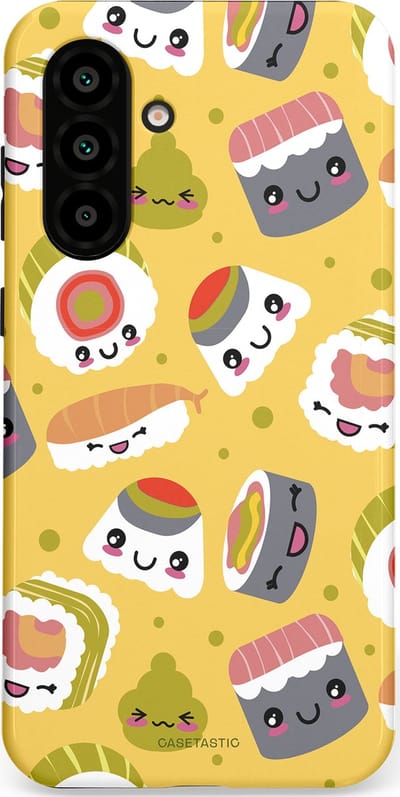 Casetastic Hoesje Geschikt voor Samsung A56 / A36 - Stijlvolle Beschermende Duo-layer Case - Sushi vriendjes