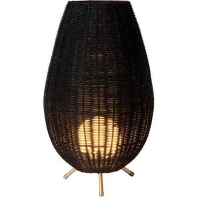 Lucide Tafellamp Colin Rotan Zwart ⌀30cm G9