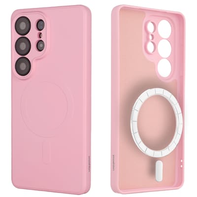 imoshion Hoesje - Geschikt voor Samsung Galaxy S26 Ultra - Color Backcover met Magnetische Ring - Candy Pink
