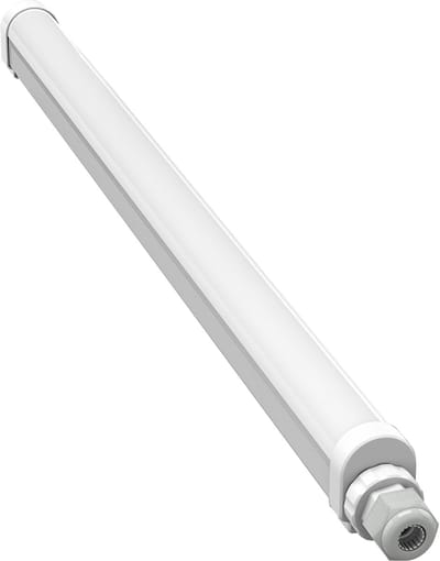 LED TL Armatuur Koppelbaar 60cm - LED Balk - Rinzu Strimp - 18W 2520lm - Waterdicht IP65 - IK08 - Natuurlijk Wit 4000K - Tri-Proof