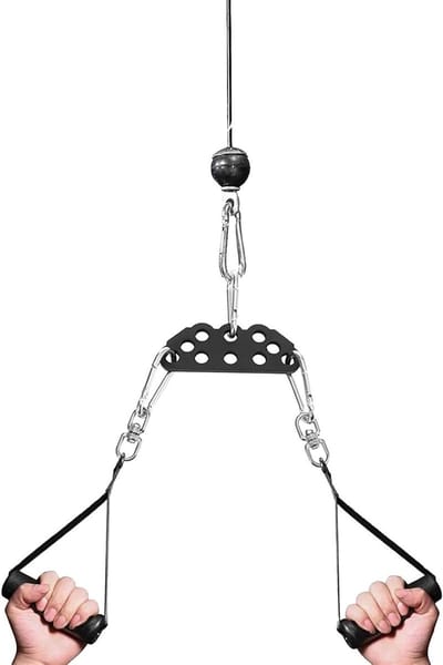 Kabelmachine Accessoires - Fitness Onderdelen - Krachttraining Thuissport - Verstelbare Krachthoeken - 15x5 cm - Uniek