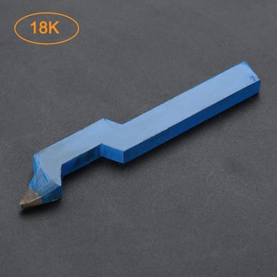 Metalen Sieradenstempel - Stempelgereedschap - Sieraden Markeren - Gebogen Ontwerp - 7.5 x 1.5 x 0.6 cm - Blauw