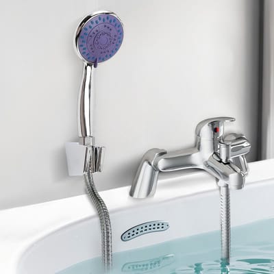 Dailygoods- Wastafelkraan H59-messing - Douchemengkraan - Badkraan met handdouche - Eengreeps - 3 modus - Duurzaam en roestbestendig