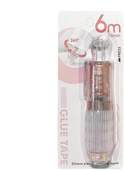 Ambachtelijke Lijmpen - Uitwisbare Lijm Pen - Handgemaakte Projecten - Precisie Knutselpen - 15 cm - Roze