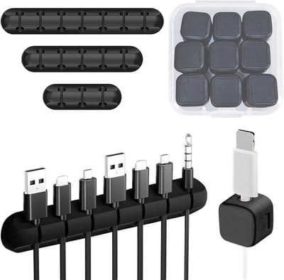 Kabelhouders en Organizers voor Thuis en Kantoor, Zelfklevende Kabelclips voor Deskundige Kabelbeheer en Ruimtebesparing
