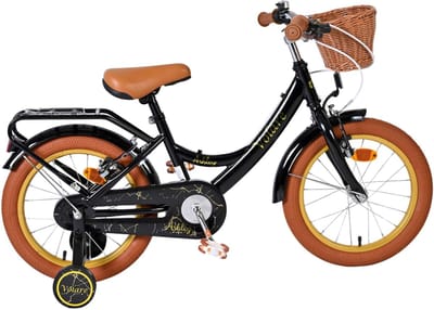 Volare Ashley Kinderfiets - Meisjes - 16 inch - Zwart - Twee Handremmen
