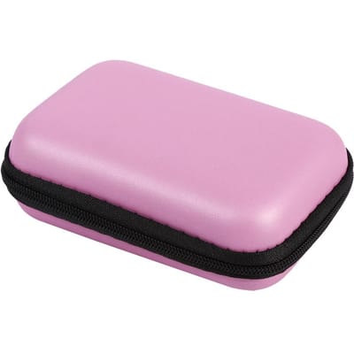 Mini Opbergtas Gadgets Organizer Draagbare Etui Voor Oortelefoon USB-stick Datakabel Hot (Roze) Pink pink