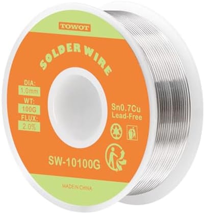 Loodvrije soldeertin voor Elektrisch Solderen en DIY - 1.0mm, 100g