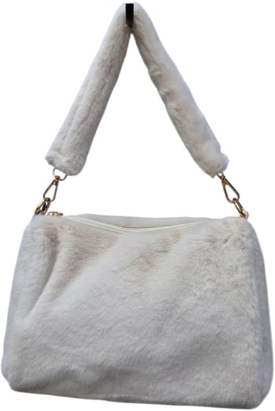 Fluffy Schoudertas - Crossbodytas -Beige