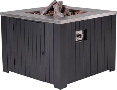 Garden Impressions - Faro sfeerhaard - 80x80x61 - gas - mat zwart