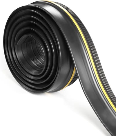 afdichting 3M/12mm Deur onderafdichting rubber voordeur afdichting garagevloer, Universele deurbodem afdichting voor garage, magazijn, werkplaatsen tochtstopper hoogwaterbescherming