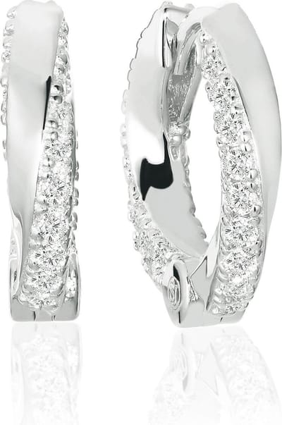 SIF JAKOBS FERRARA PICCOLO EARRINGS SJ-E12108-CZ-SS