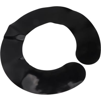 Haarknipkraag Siliconen Zacht Waterdicht Comfortabel Gebruik Salon Haarknipkraag black