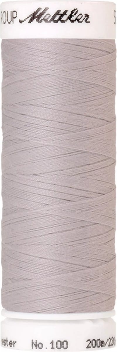 Amann Mettler Seralon Naaigaren – Mystic Grey (0411) – 200 m – No. 100 – 100% Polyester – Per Stuk