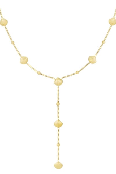 Ketting - Yehwang - Schelpen - Zomer - Statement ketting - Verstelbaar - Stainless steel sieraden