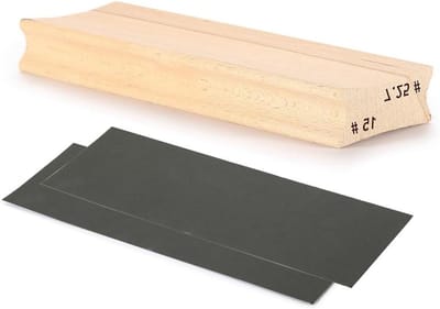 Dailygoods - Gitaar slijpstandaard met tweerichtings schuurblok