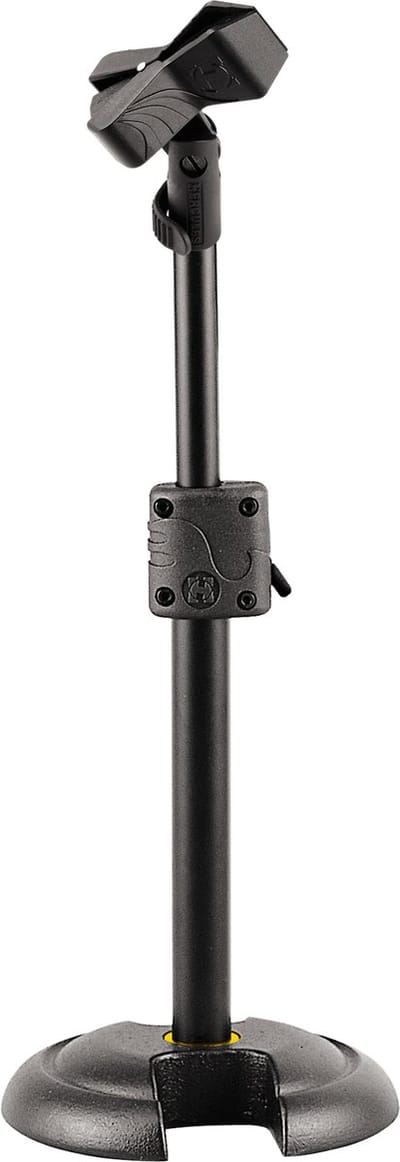 HERCULES Stands HCMS-100B microfoonstandaard, 28-44,5 cm, gietijzeren voet