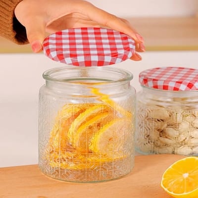 16 Stuks 82mm Draaideksels voor Inmaakpotten - Vervangende Schroefdoppen voor 230/350/435/570ml Potten, Rood, Ideaal voor Inmaken en Bewaren