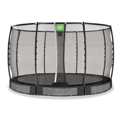 EXIT Allure Premium Trampoline ø366cm - Inground - Ingraaftrampoline - Rond - Voor Kinderen - Zwart