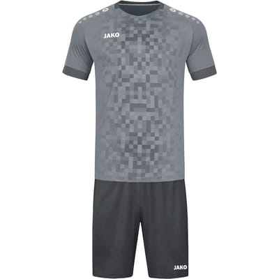 Jako Pixel Shirt Korte Mouw Heren - Steengrijs | Maat: XL