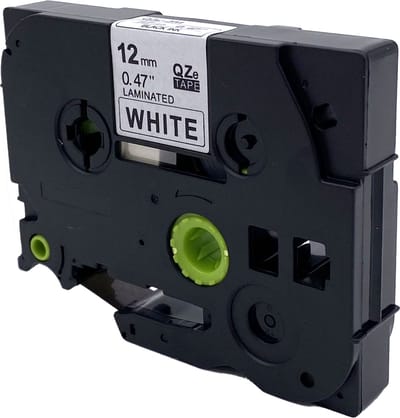 DULA Brother Compatible label tape- Tze-231 - 1 cassette - Brother P-Touch - Zwart op wit - 12mm x 8m