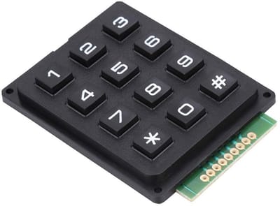 Dailygoody - Mini Numeric Keyboard - 12 toetsen - Compact en handig - USB aangesloten - Draadloos toetsenbord - Geschikt voor microcontrollers -
