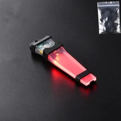 Tactische FMA Helm Knipperlicht Overlevingssignaallicht Waterdichte Lamp Buitenuitrusting voor Jagen Wandelen Fietsen black