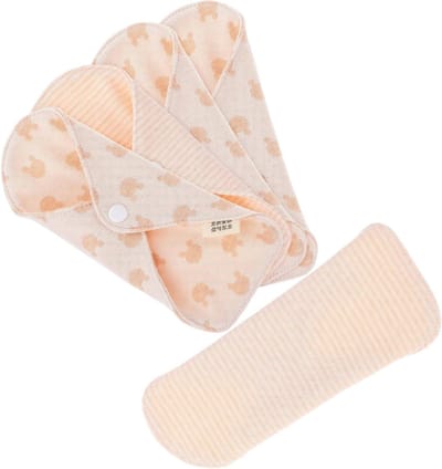 Herbruikbare Maandverbanden - Wasbare Pads - Comfortabele Bescherming - Biologisch Katoen - 5 Stuks - Diverse Kleuren