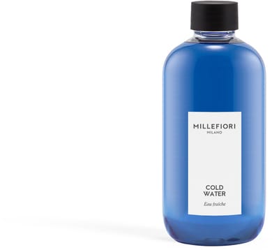 Millefiori Milano - Navulling voor Geurstokjes 250 ml - Cold Water - 4-5 maanden