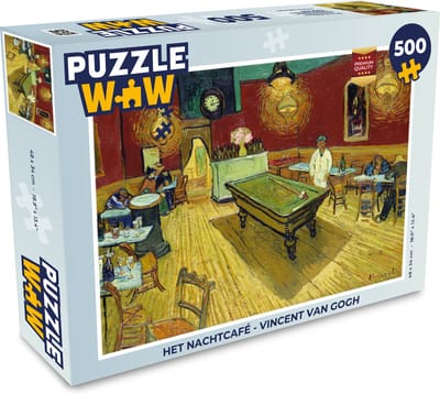 Puzzel Het nachtcafé - Vincent van Gogh - Legpuzzel - Puzzel 500 stukjes