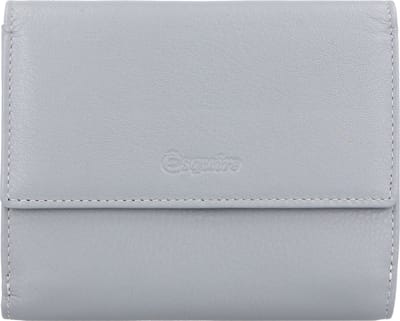 Esquire Viktoria Portemonnee RFID Leer 12 cm - Dames - Horizontaal - grau