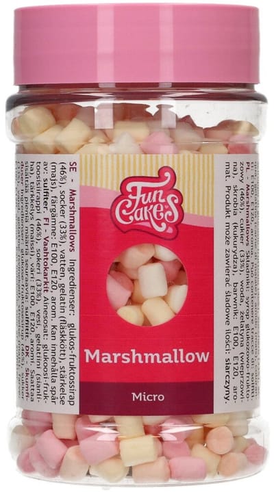 FunCakes Suikerdecoraties - Micro Marshmallows - 50g - Eetbare Taartdecoratie